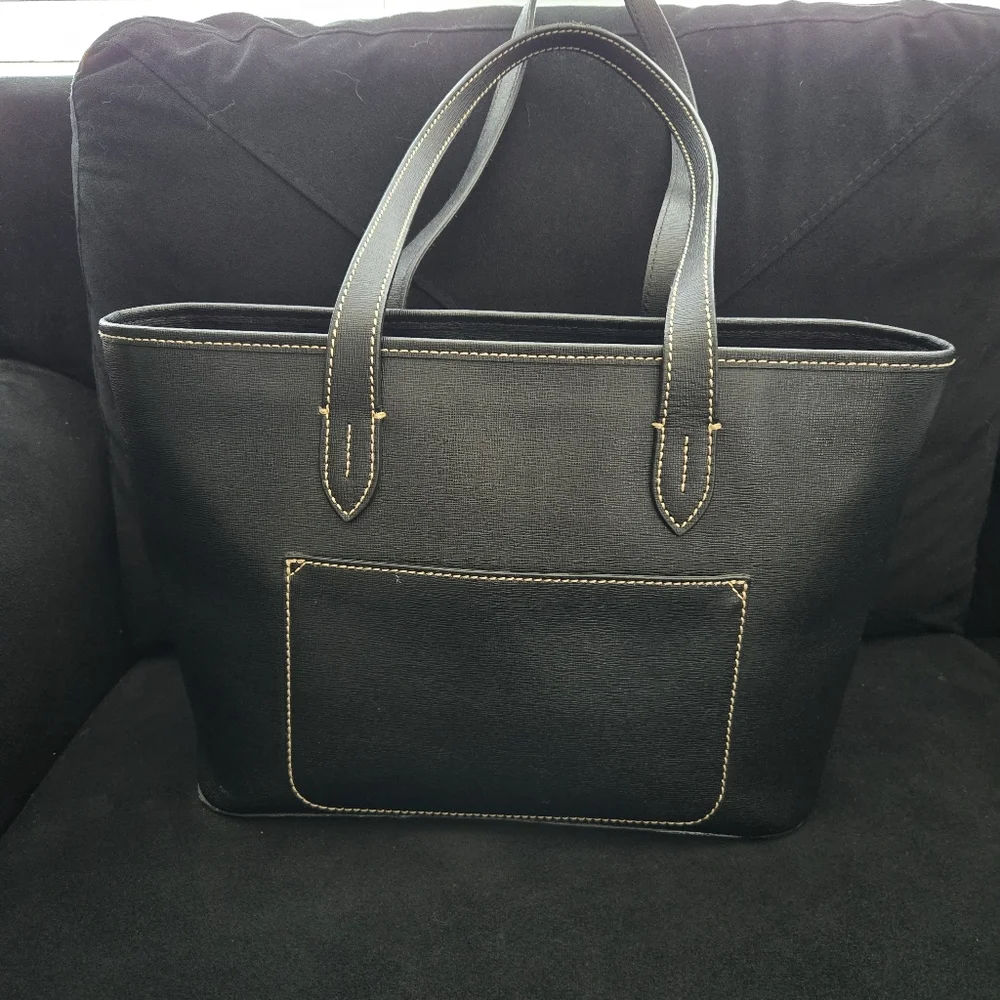 Dooney & Bourke Black Tote - Picture 2 of 10